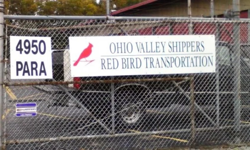 Simple solutions for all your identification needs.  (Cut vinyl on Maxx Metal by Signs Now Cincinnati for Ohio Valley Shippers/Red Bird Transportation, Cincinnati, OH) 